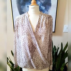 Inc surplice blouse